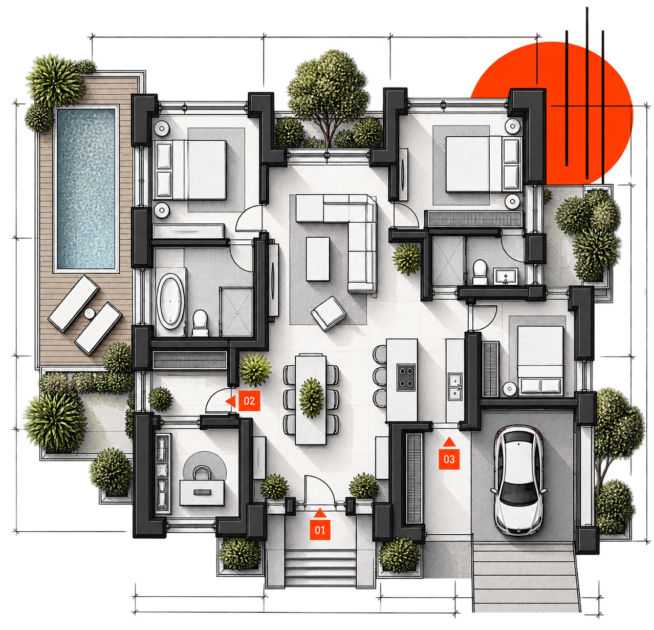 Architectural Floorplan Spec 2